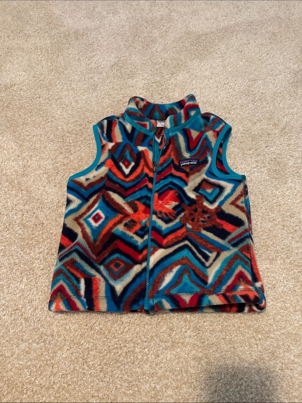 Patagonia baby synchilla Fleece Vest in Teal, Red, Navy, Cream 3T